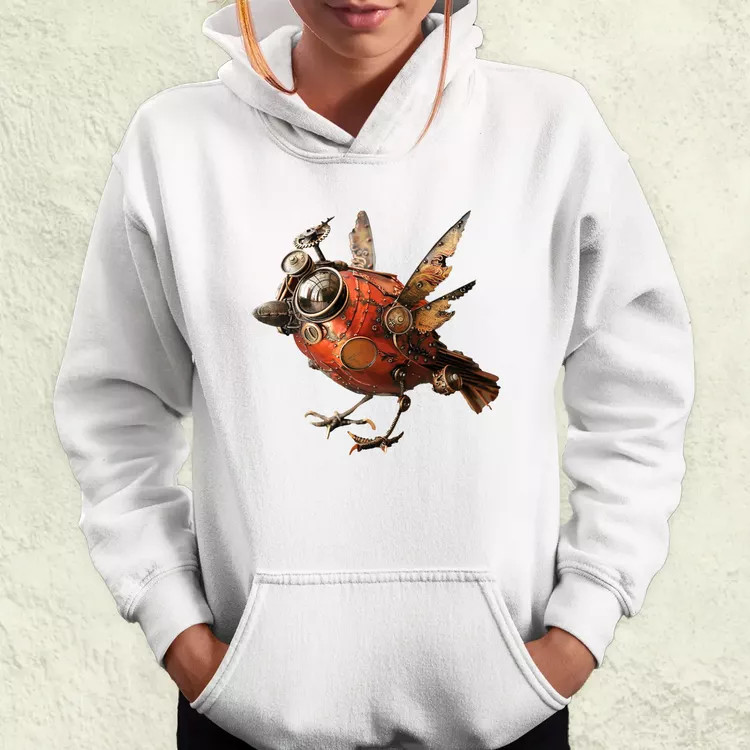 Steampunk madár v1 női pulóver