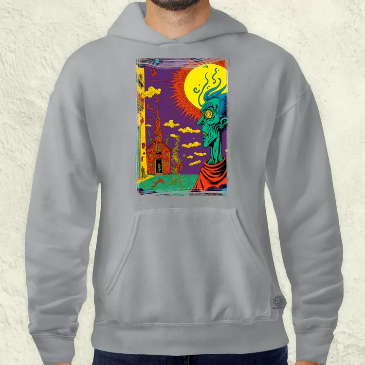 Basil Wolverton fanart v9 férfi pulóver
