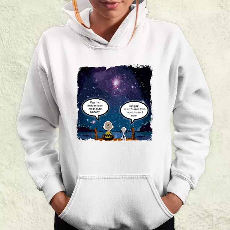 Snoopy élet női pulóver