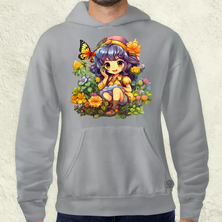 Varázslatos anime lány v2 férfi pulóver