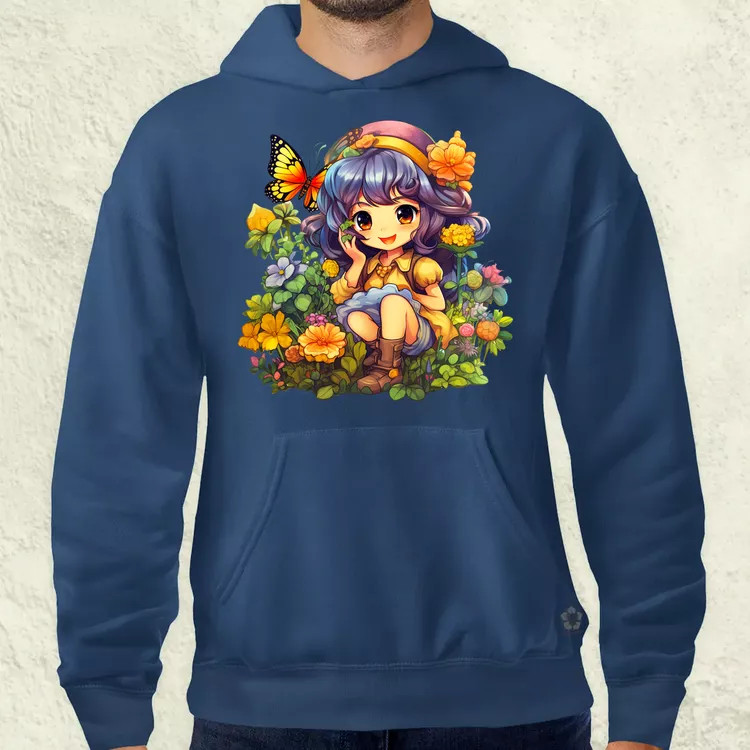 Varázslatos anime lány v2 férfi pulóver