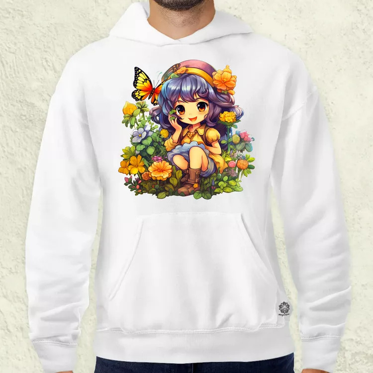 Varázslatos anime lány v2 férfi pulóver