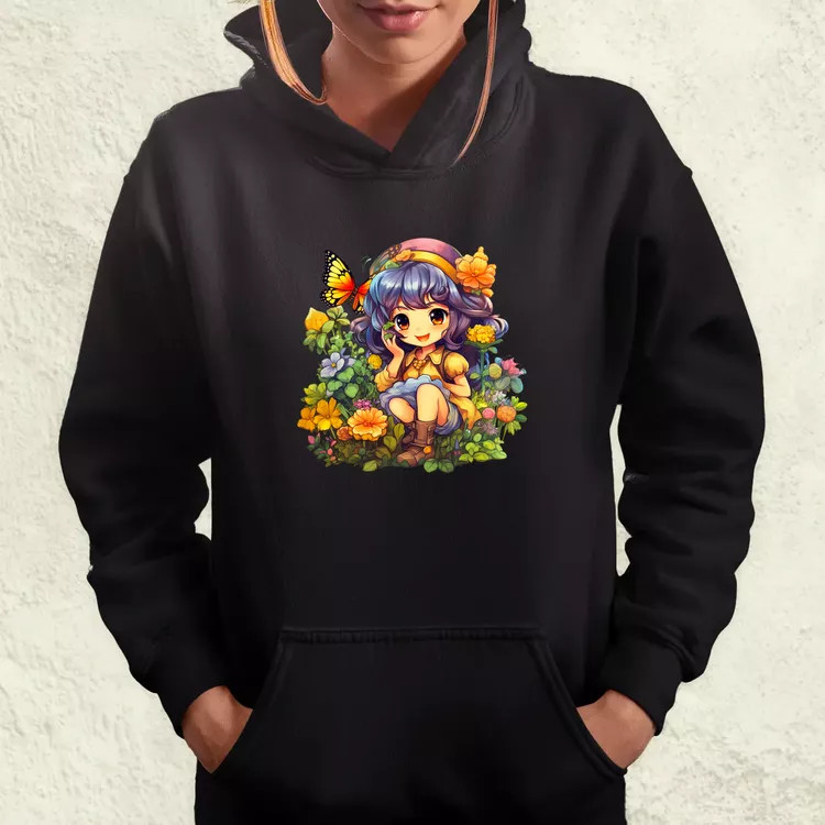 Varázslatos anime lány v2 női pulóver