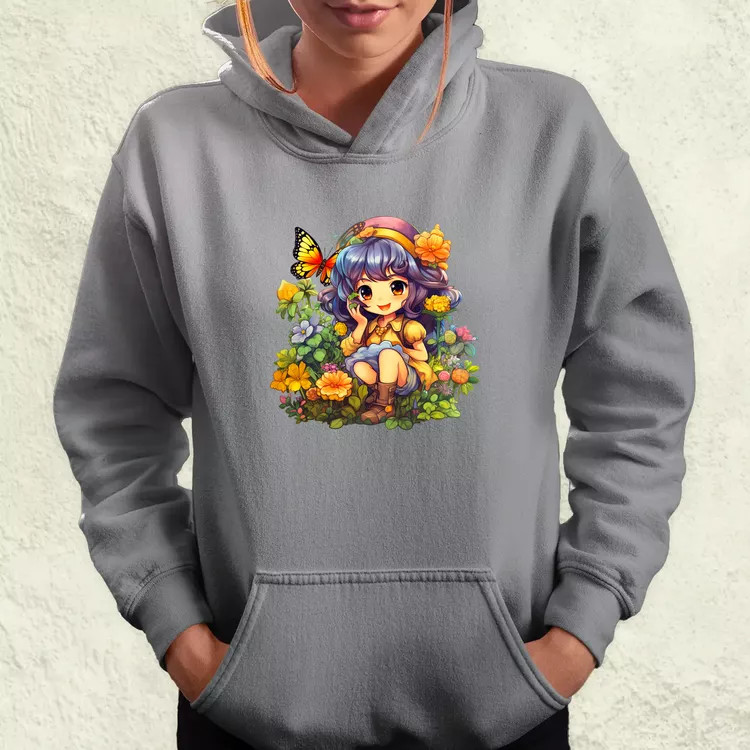 Varázslatos anime lány v2 női pulóver