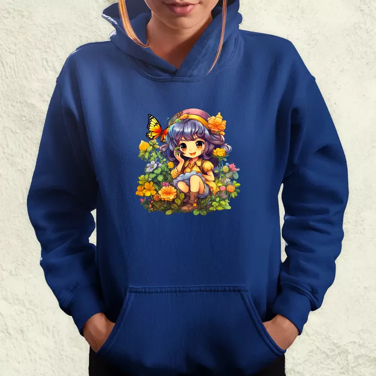 Varázslatos anime lány v2 női pulóver