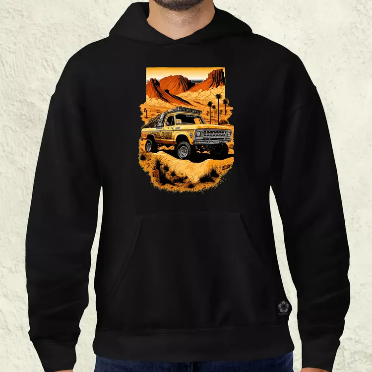 Vintage 1975 Ford 4x4 v2 férfi pulóver