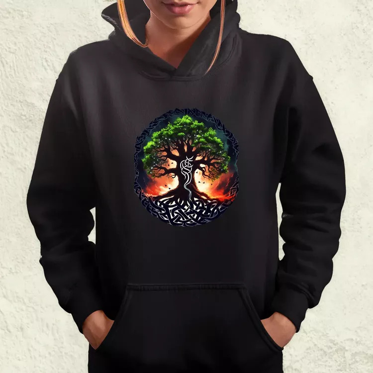 Yggdrasil v3 női pulóver