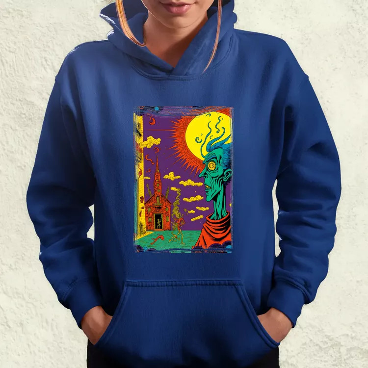 Basil Wolverton fanart v9 női pulóver