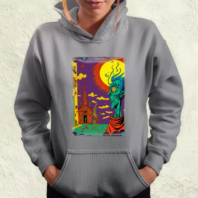Basil Wolverton fanart v9 női pulóver