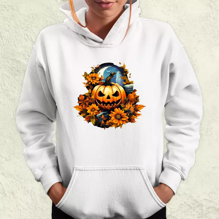 Halloween tök v3 női pulóver