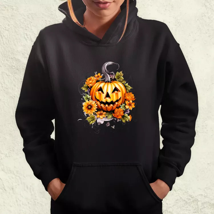 Halloween tök v6 női pulóver