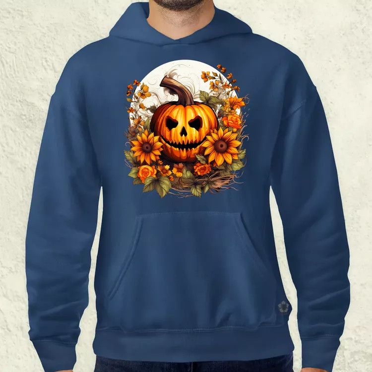 Halloween tök v8 férfi pulóver