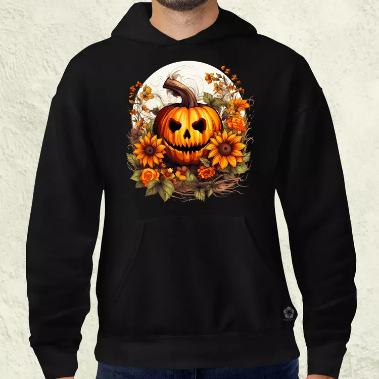 Halloween tök v8 férfi pulóver