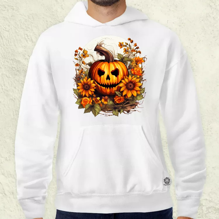 Halloween tök v8 férfi pulóver
