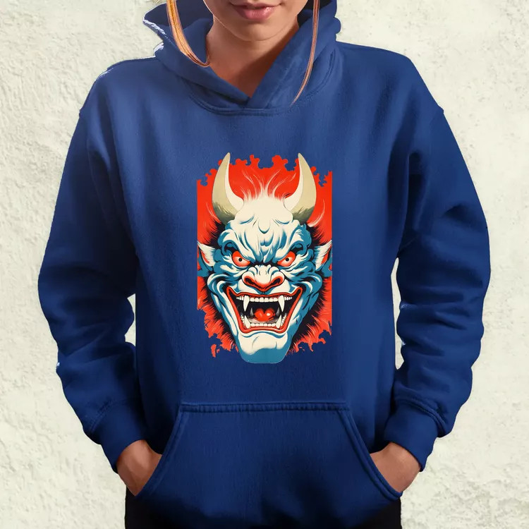 Hannya maszk fantázia v1 női pulóver