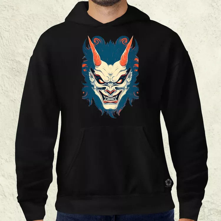 Hannya maszk fantázia v3 férfi pulóver