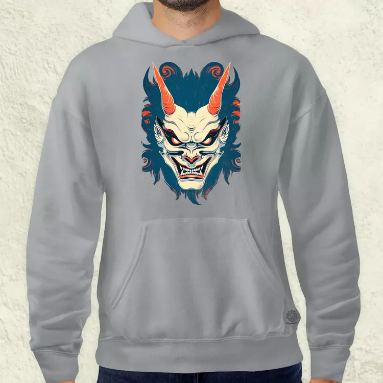 Hannya maszk fantázia v3 férfi pulóver