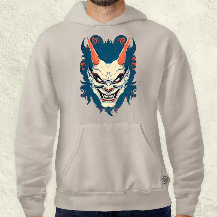 Hannya maszk fantázia v3 férfi pulóver