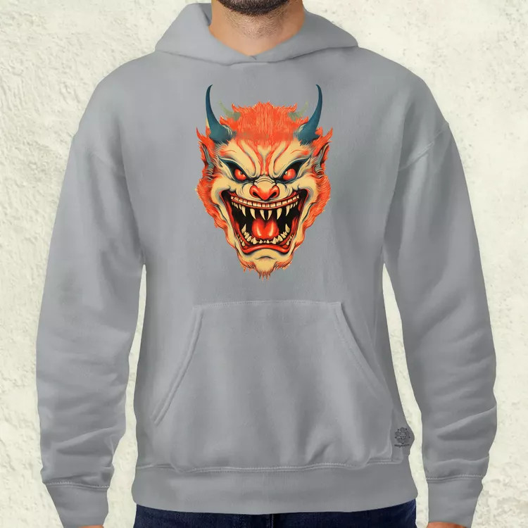 Hannya maszk fantázia v5 férfi pulóver