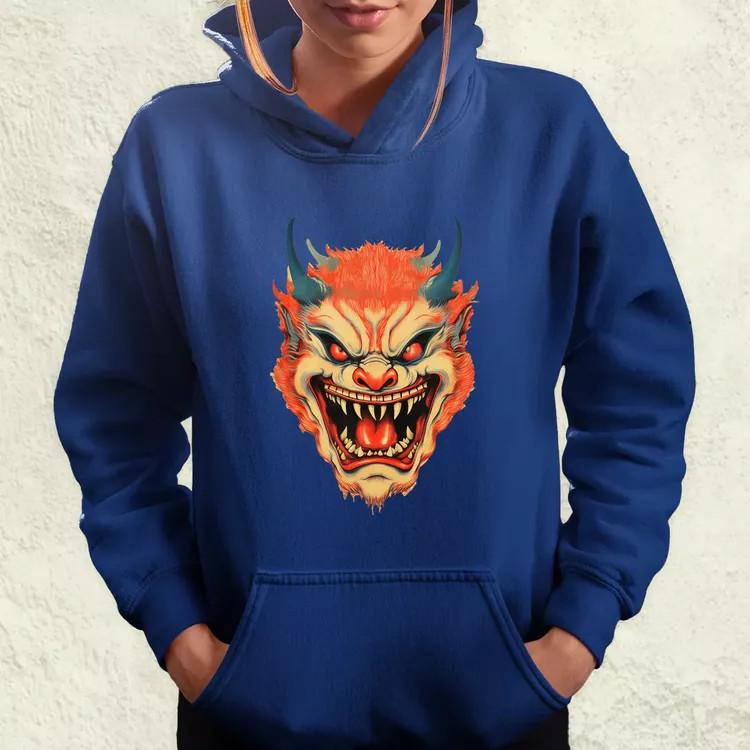 Hannya maszk fantázia v5 női pulóver