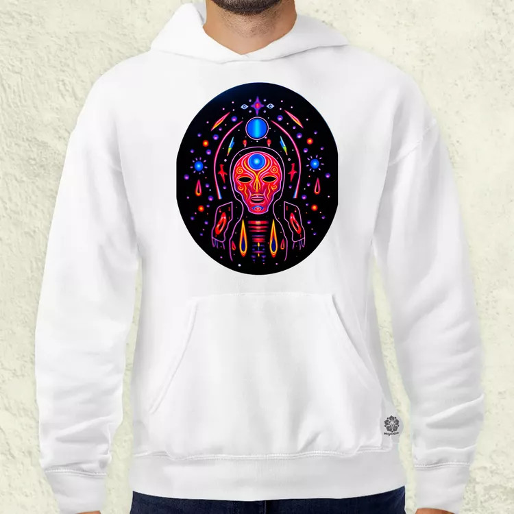 Huichol mágikus idegenek v3 férfi pulóver