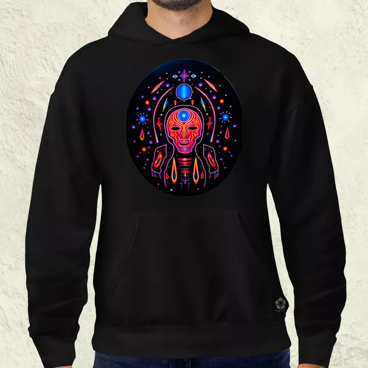 Huichol mágikus idegenek v3 férfi pulóver