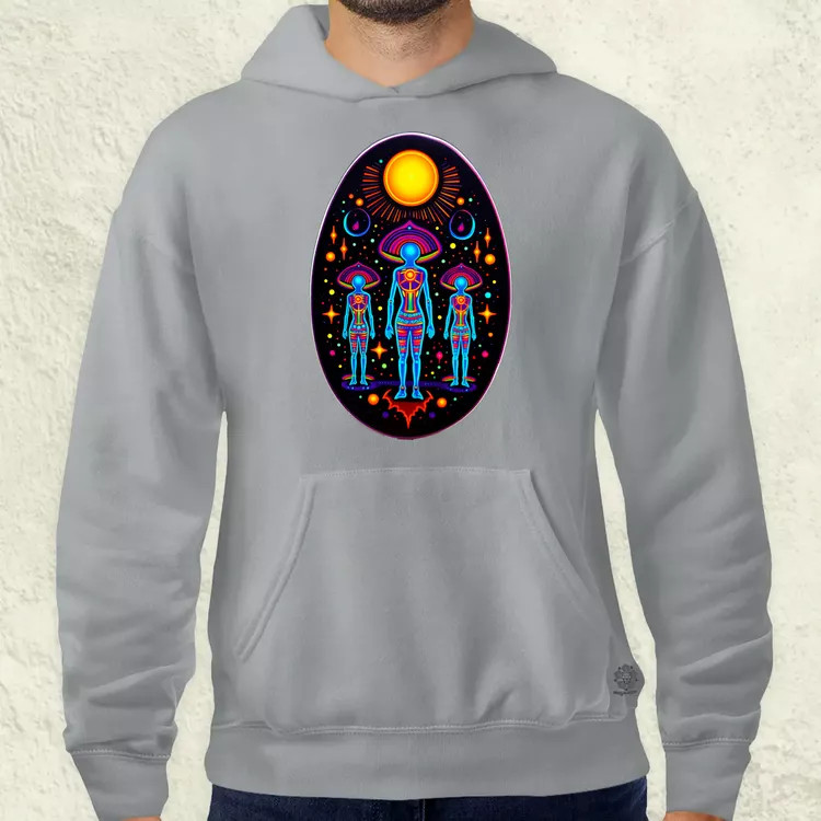 Huichol mágikus idegenek v4 férfi pulóver
