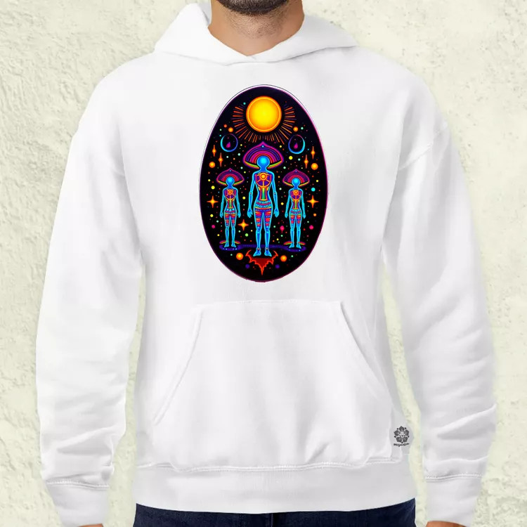 Huichol mágikus idegenek v4 férfi pulóver