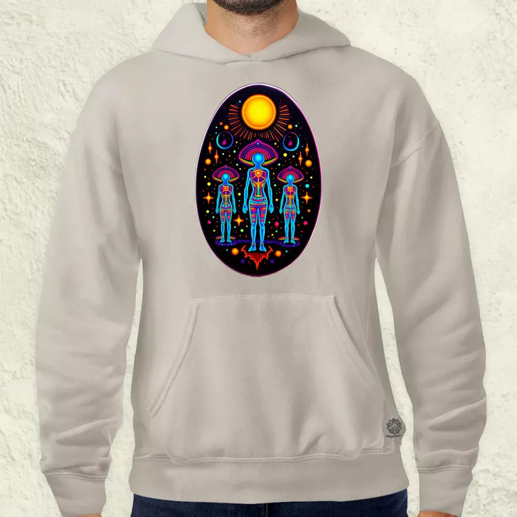 Huichol mágikus idegenek v4 férfi pulóver