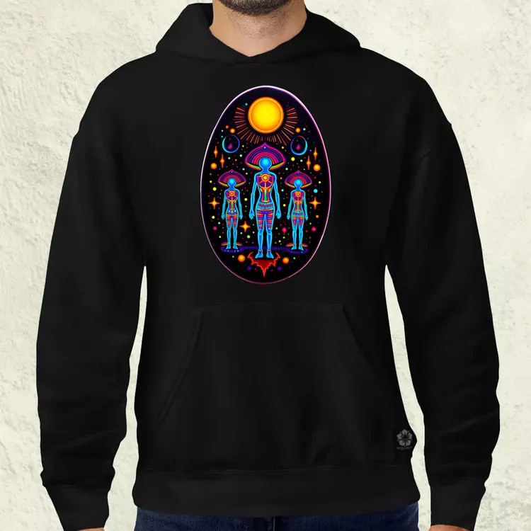 Huichol mágikus idegenek v4 férfi pulóver
