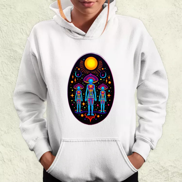 Huichol mágikus idegenek v4 női pulóver