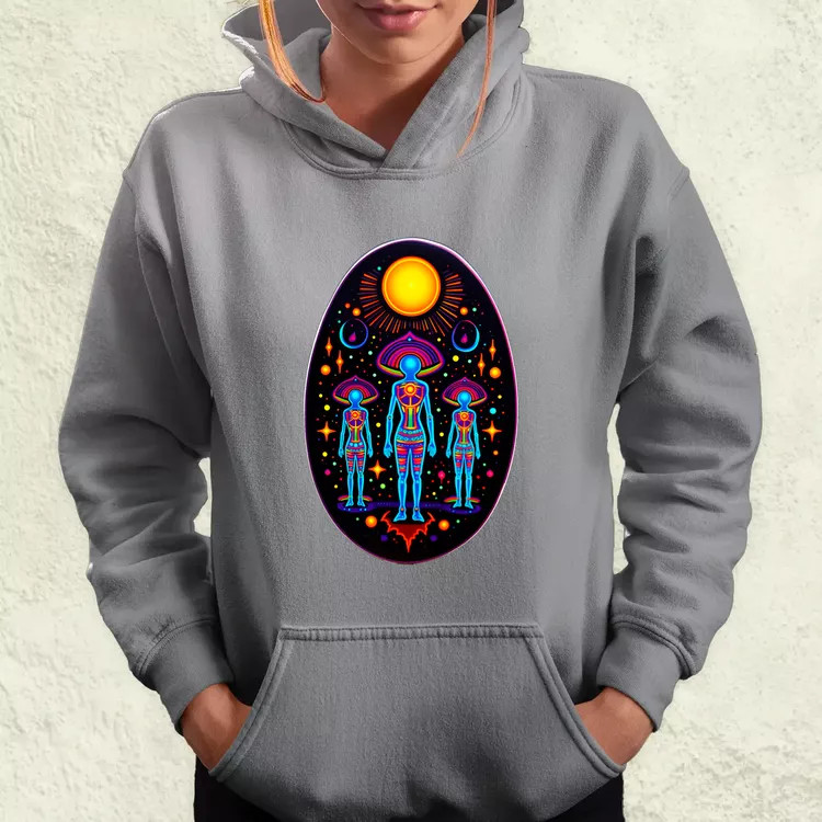 Huichol mágikus idegenek v4 női pulóver