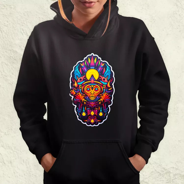 Huichol mágikus idegenek v6 női pulóver