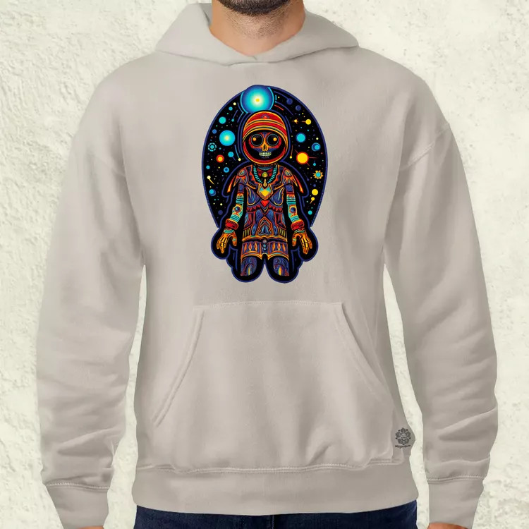 Huichol mágikus idegenek v7 férfi pulóver