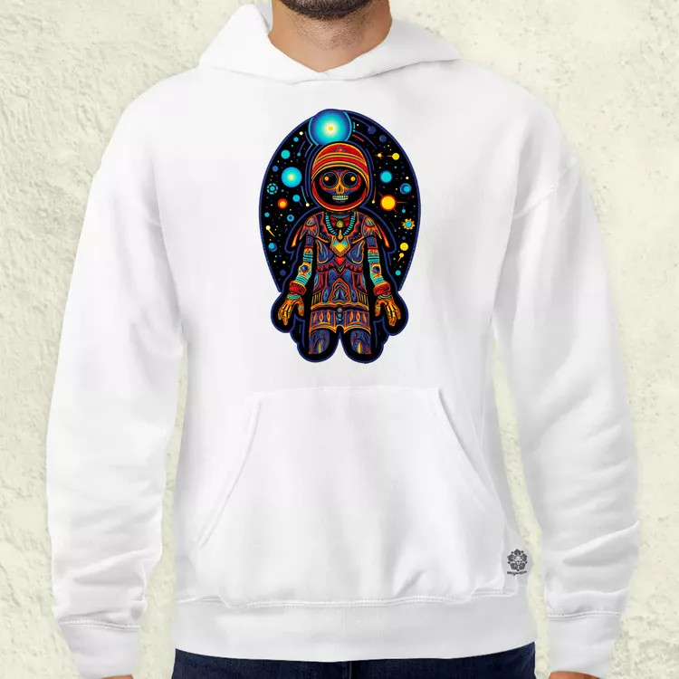 Huichol mágikus idegenek v7 férfi pulóver