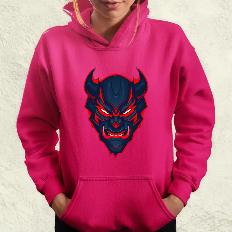 Ördög arc v1 női pulóver