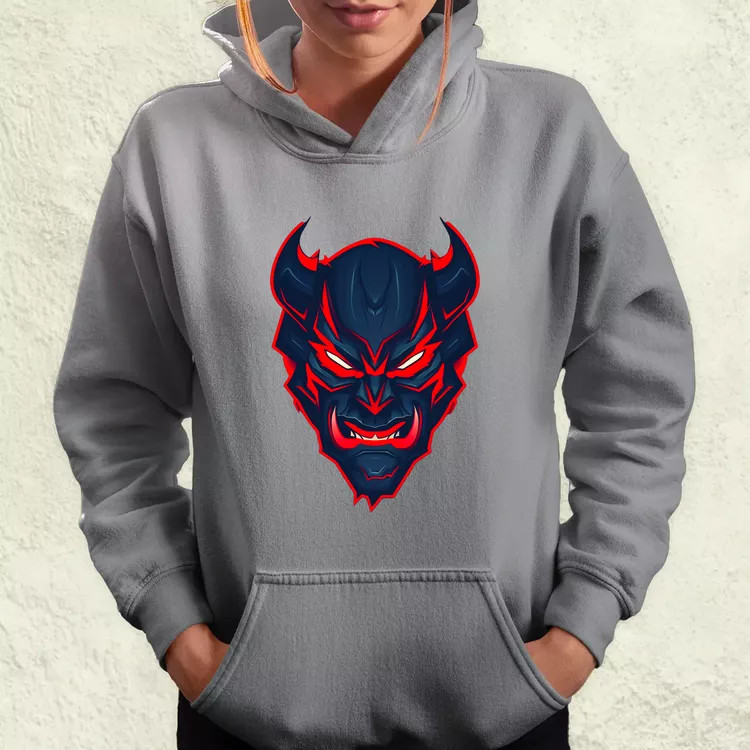 Ördög arc v1 női pulóver