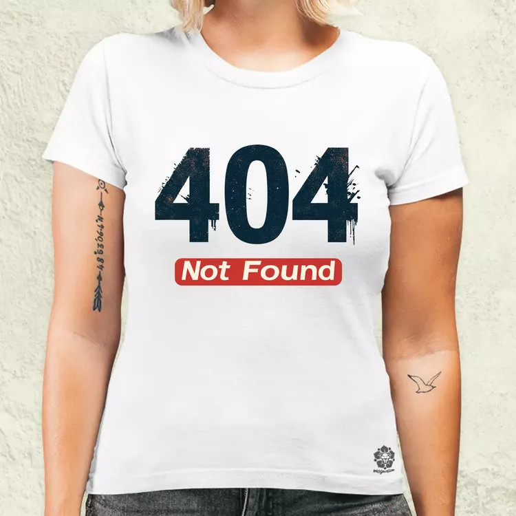 404 not found v1 női póló