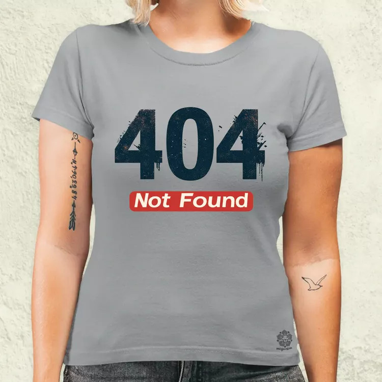 404 not found v1 női póló