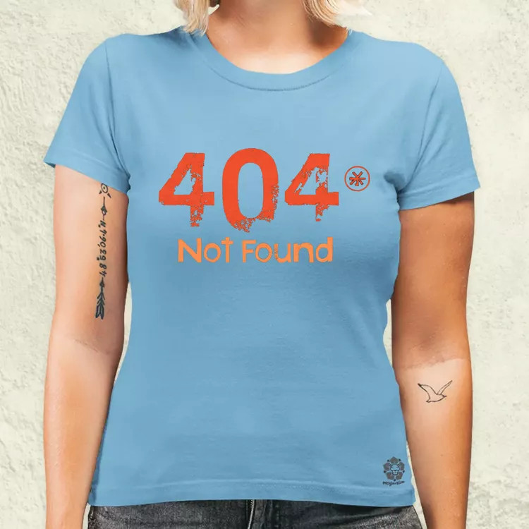 404 not found v10 női póló