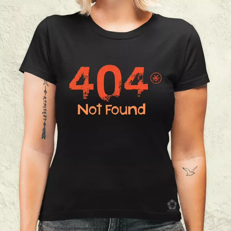 404 not found v10 női póló