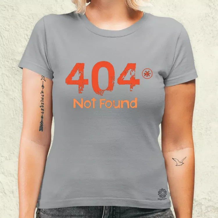 404 not found v10 női póló