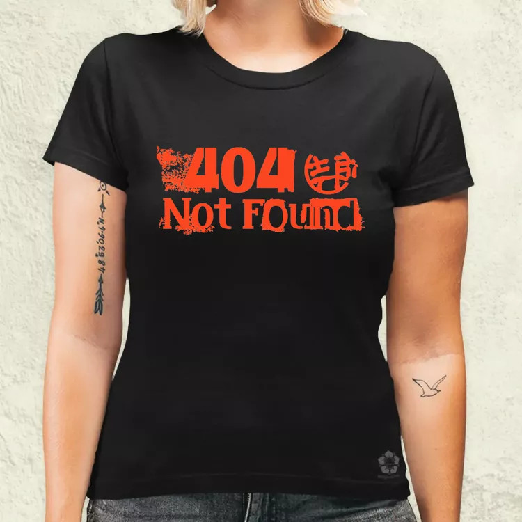 404 not found v11 női póló