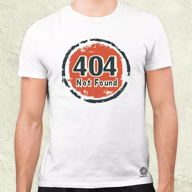 404 not found v12 férfi póló