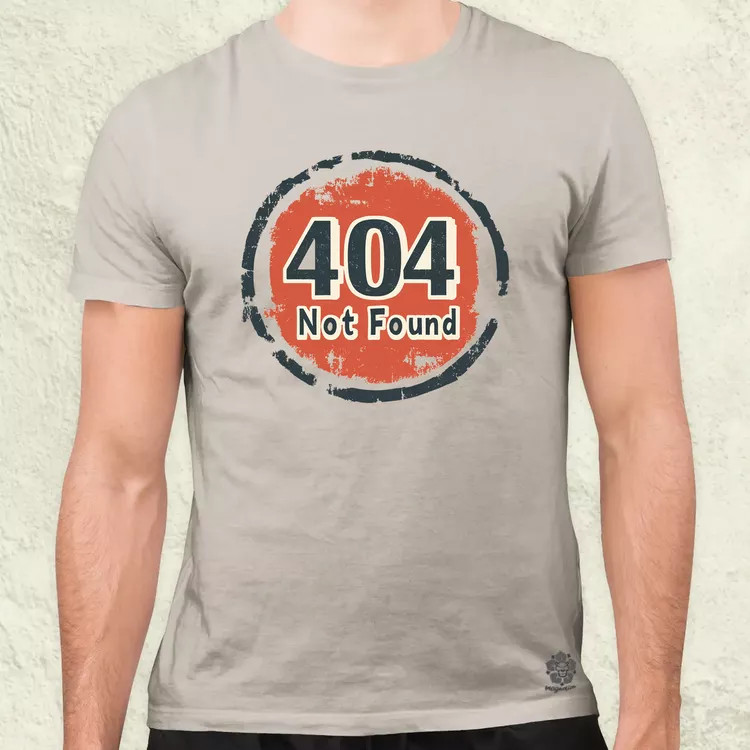 404 not found v12 férfi póló