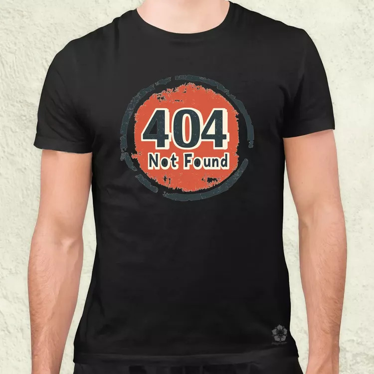 404 not found v12 férfi póló