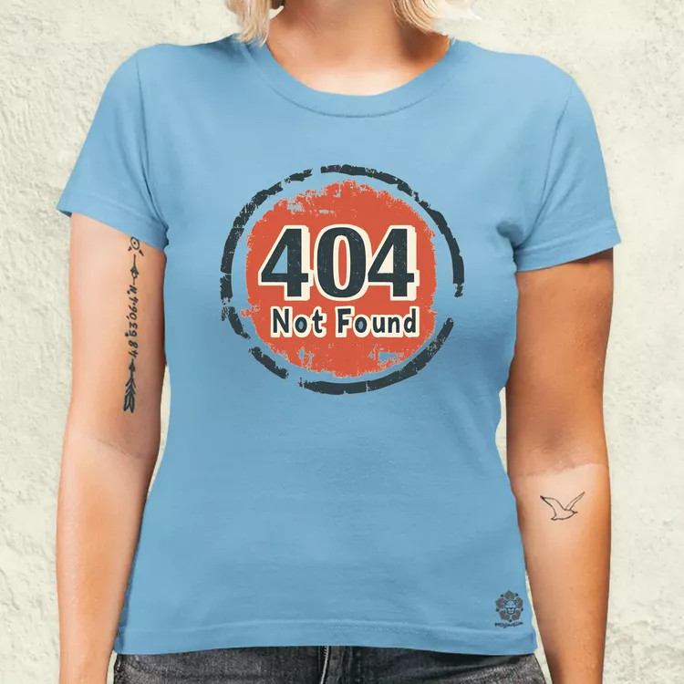 404 not found v12 női póló