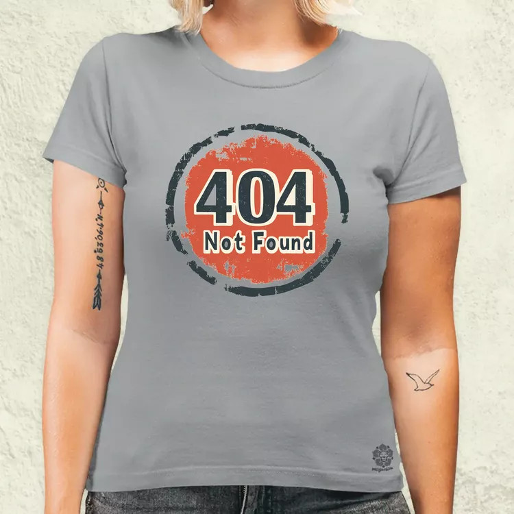 404 not found v12 női póló