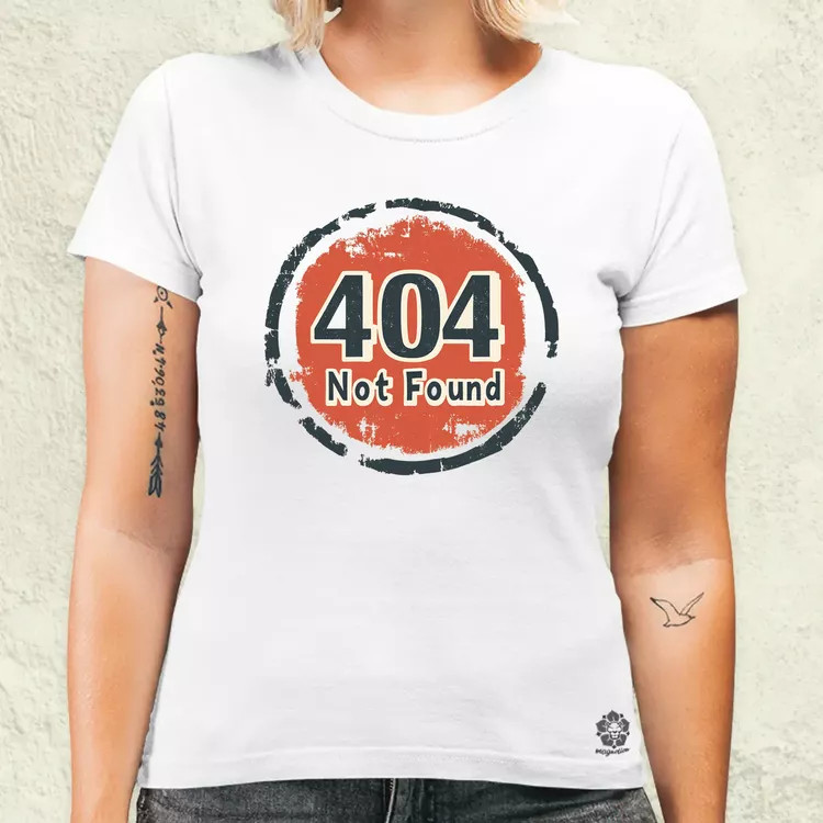 404 not found v12 női póló