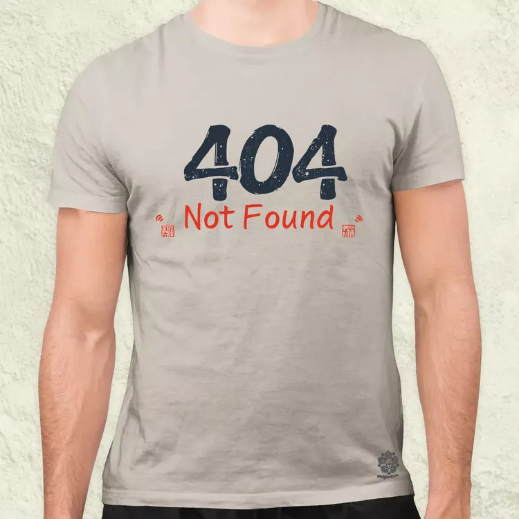 404 not found v2 férfi póló